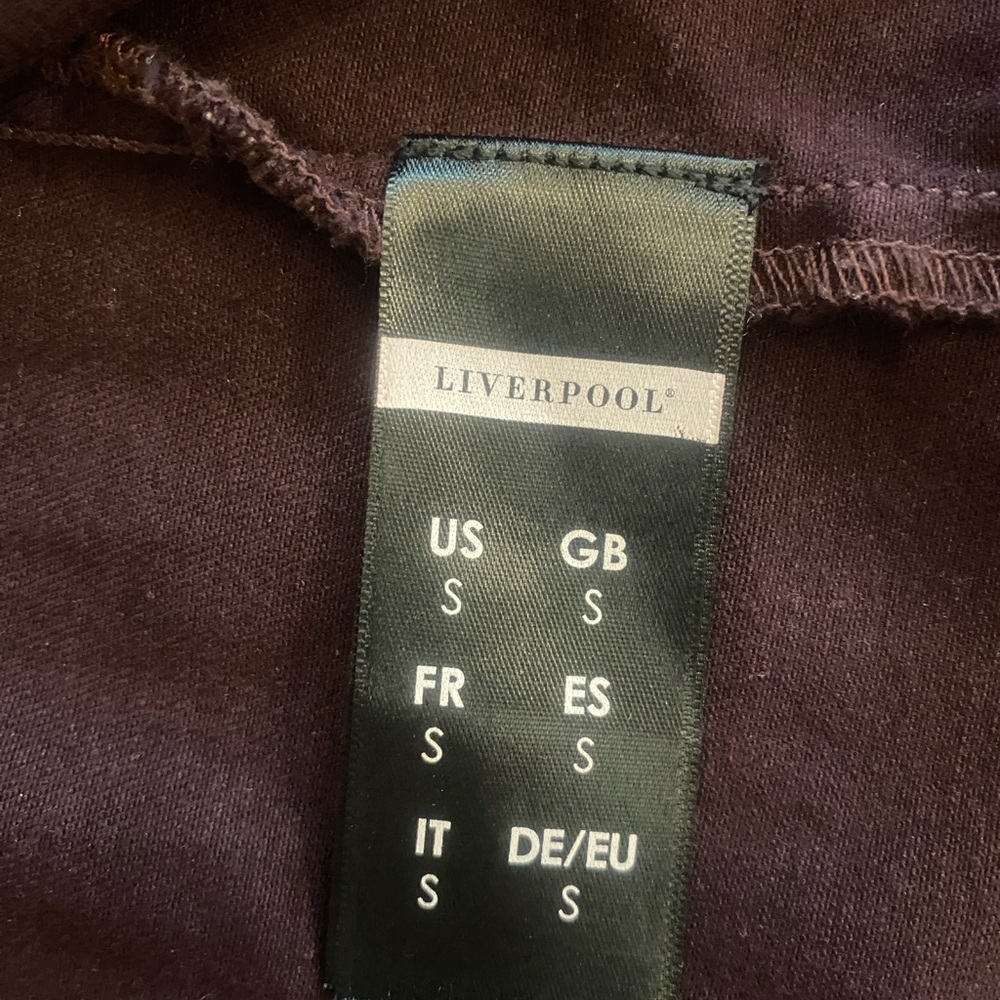 Liverpool Women’s Purple Denim Jean Jacket Size S great condition - Picture 7 of 13
